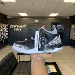 Jordan 3 Black Cement Size 8.5 Available In Store!