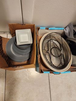 Household Items Bundle - Garment Steamer, Plates, Steve Madden Backpack, Jacket