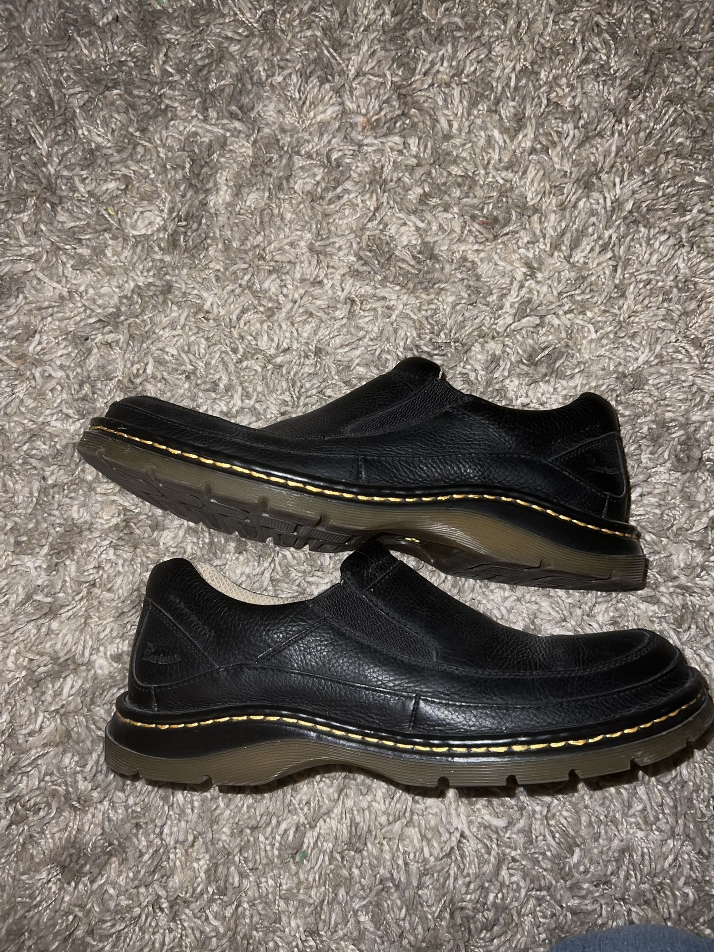 Dr. Marten Black Leather Shoes/ Boots Size 12 Men