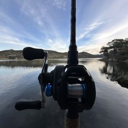 Shimano SLX Bait Caster and Berkley Lightning Rod
