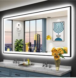 Mirror with LED