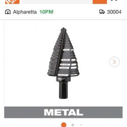 Milwaukee 7/8 in 1-3/8 in. #12 Black Oxide Step Drill Bit