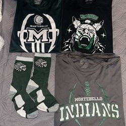 Montebello Indians Shirts Socks