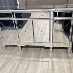 Mirrored Credenza 