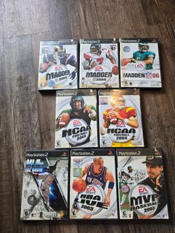 8 Play Station 2 Games
