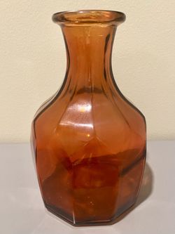 Beautiful amber decorative vase