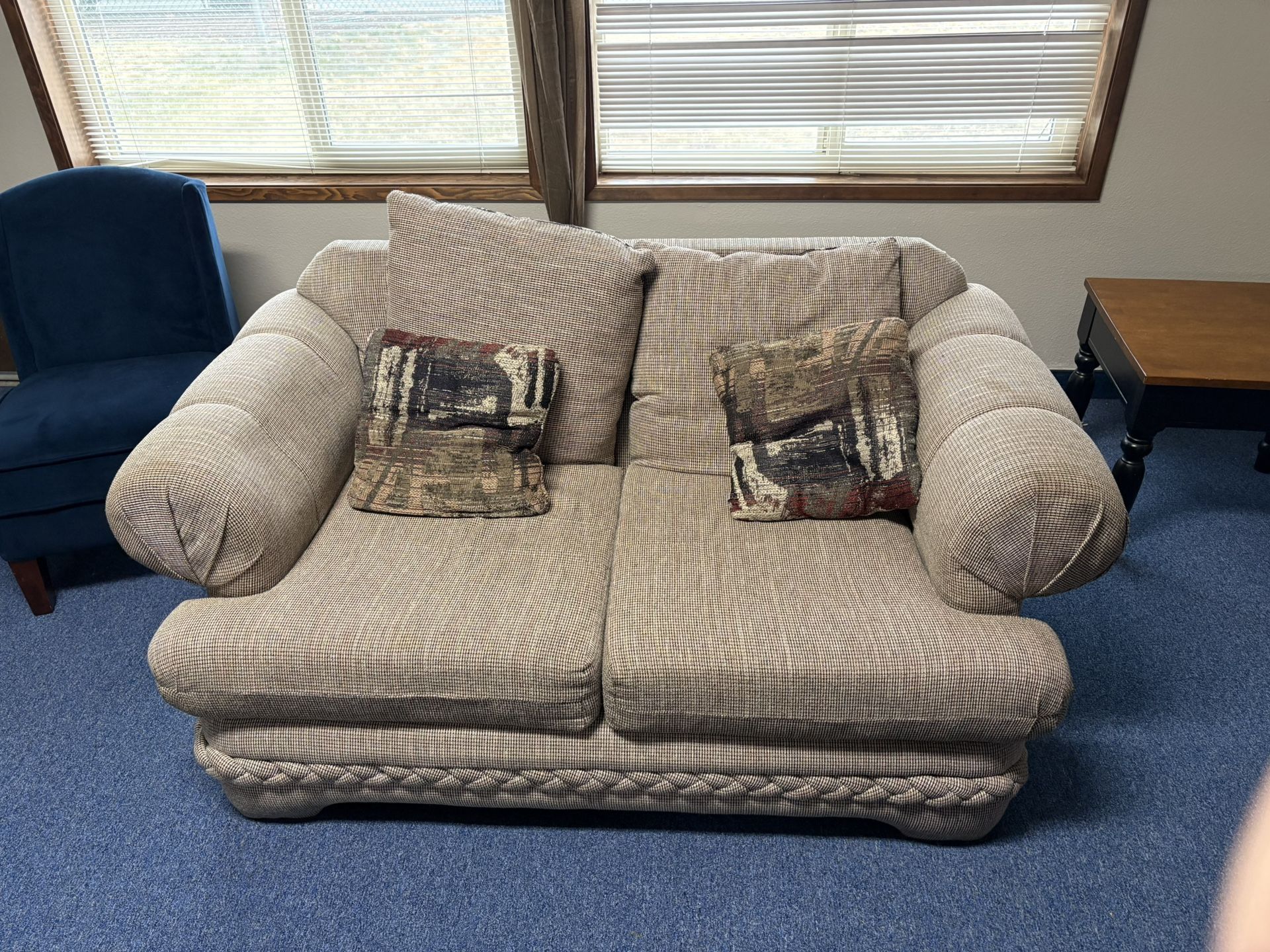 Two Grey (off-white) Couches $10