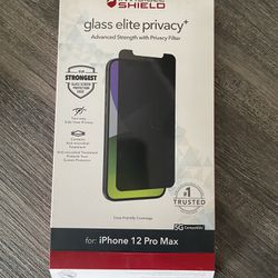 ZAGG Screen Protector (iPhone 12 PRO MAX) Glass Elite Privacy+