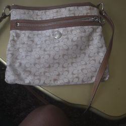 Brown/Tan Coach Purse 