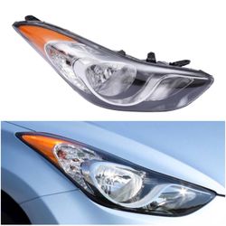 2011–2013 Hyundai ELANTRA headlight right passenger side
