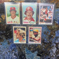 5 Card Lot / 1978 Topps