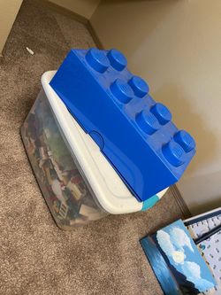 Two boxes of Lego’s and other toys