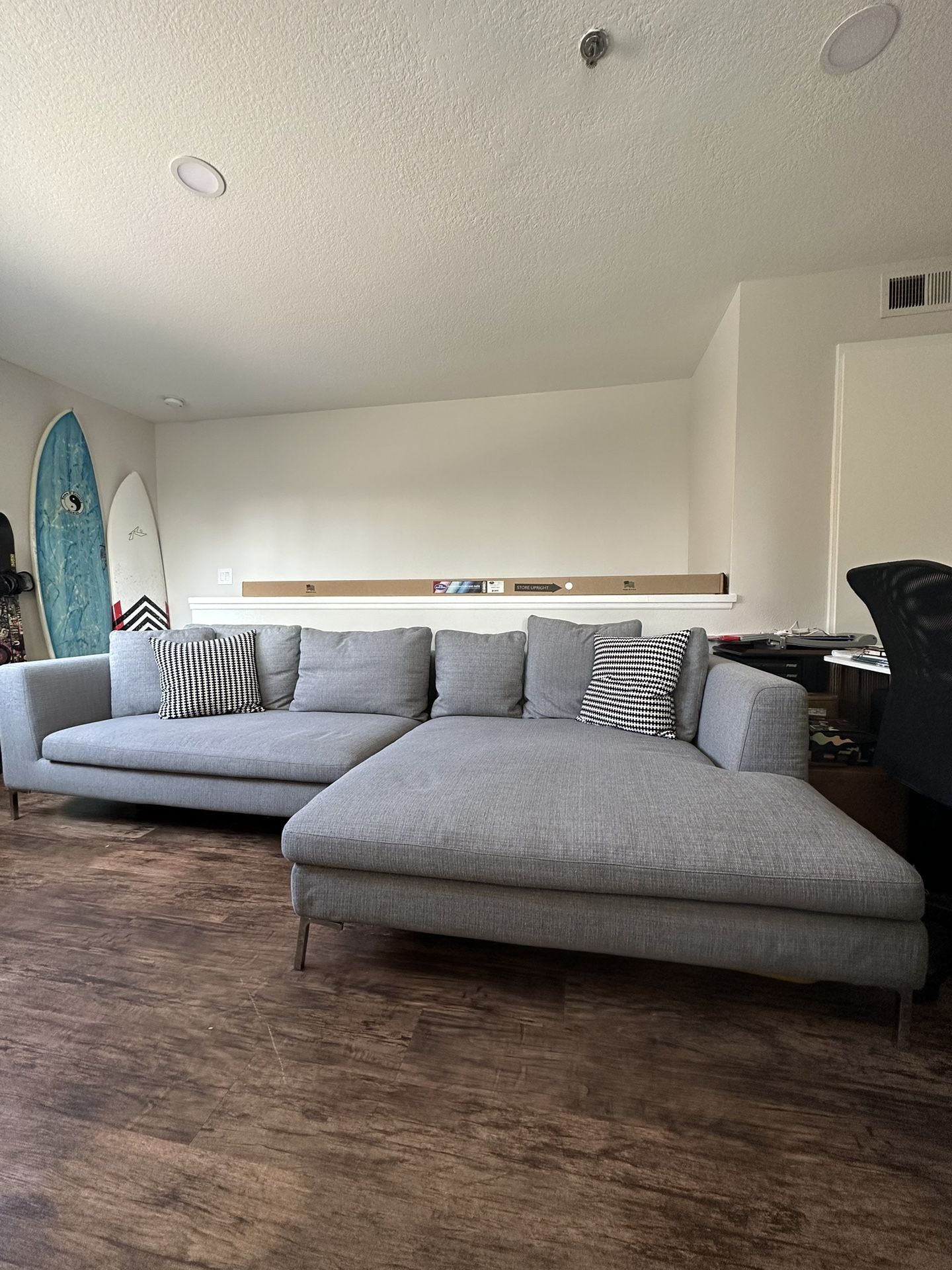 MUST GO! Rove Concepts Sandro Sectional in grey