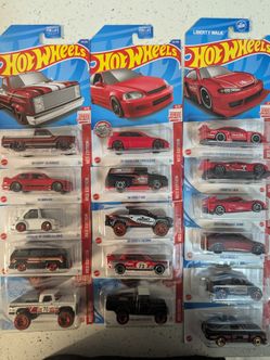 Hot Wheels Red Edition Lot of 16
