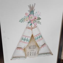 Tipi Wild One Canvas Picture 