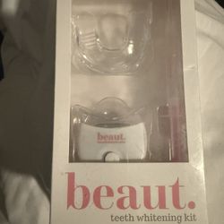 Beaut LED Teeth Whitening Kit With Syringe Sealed In Box NEW NIB 100% Vegan