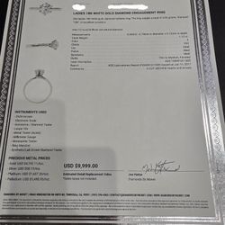 Heart's And Arrows Diamond Ring.