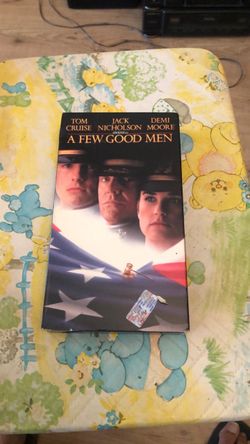 A Few Good Men VHS movie with Tom Cruise, Demi Moore, & Jack Nicholson 1993