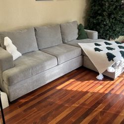 Sofa Couch With Reversible Chase