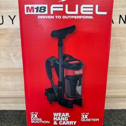 MILWAUKEE 0885-20 M18 FUEL 18V Brushless Cordless Backpack Vacuum