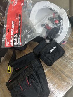 Construction Belt And Helmet 