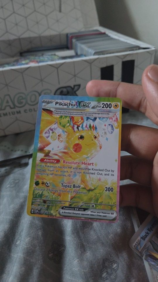 Pikachu Ex Pokémon Card