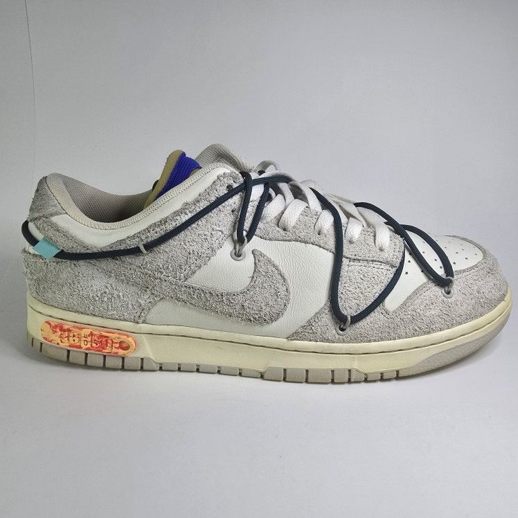 Size 12 - Nike Dunk Low Off-White Lot 16 Neutral Grey