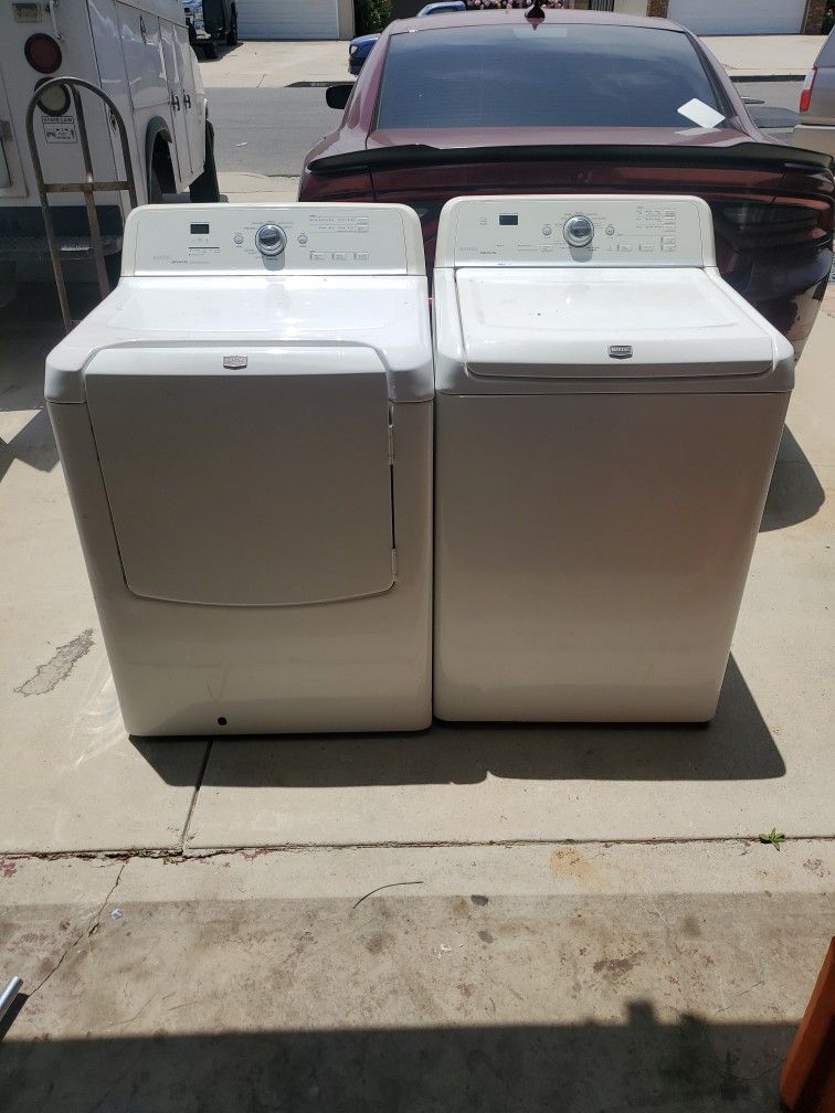Mayytag Washer And Gas Dryer Work Good
