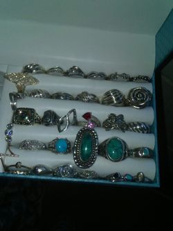 Sterling silver ring some very old $10 to $50