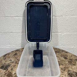 Dog Food Storage Container With Scoop