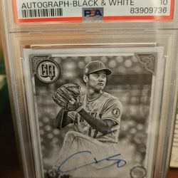 Shohei Ohtani 35/50 Auto 10
