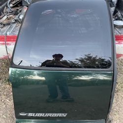 Rear doors of a saburban 2001