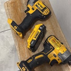 🔥 DEWALT 20V MAX Impact Drivers (2 herramientas + batería) 🔥