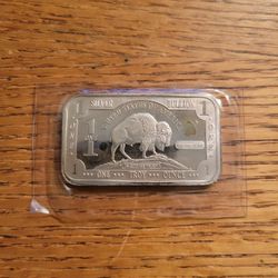 1oz, .999 Buffalo Silver Bar