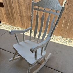 Solid Wood Rocking Chair $40