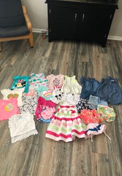 Lot of little girl clothes