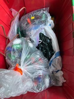 Box of assorted Christmas Lights