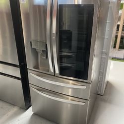 Stainless Steel 30 Cu. Ft. Smart InstaView Door-in-Door Refrigerator