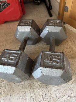 Dumbbells 45 Pounds
