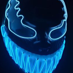 Venom Led Light Up Mask with 4 Lighting Mode EL Wire for Festival Cosplay Costume Parties Carnival for Adults (**NEW**)
