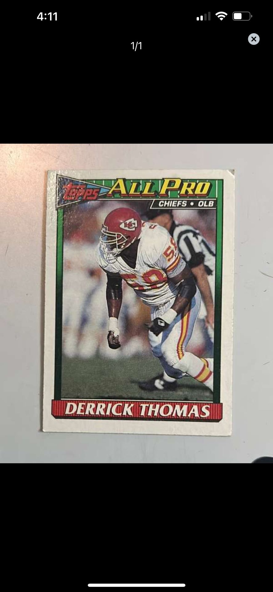 FOOTBALL SINGLES TOPPS CARDS