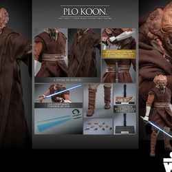 Hot Toys - Star Wars - Plo Koon - Sealed in Shipper