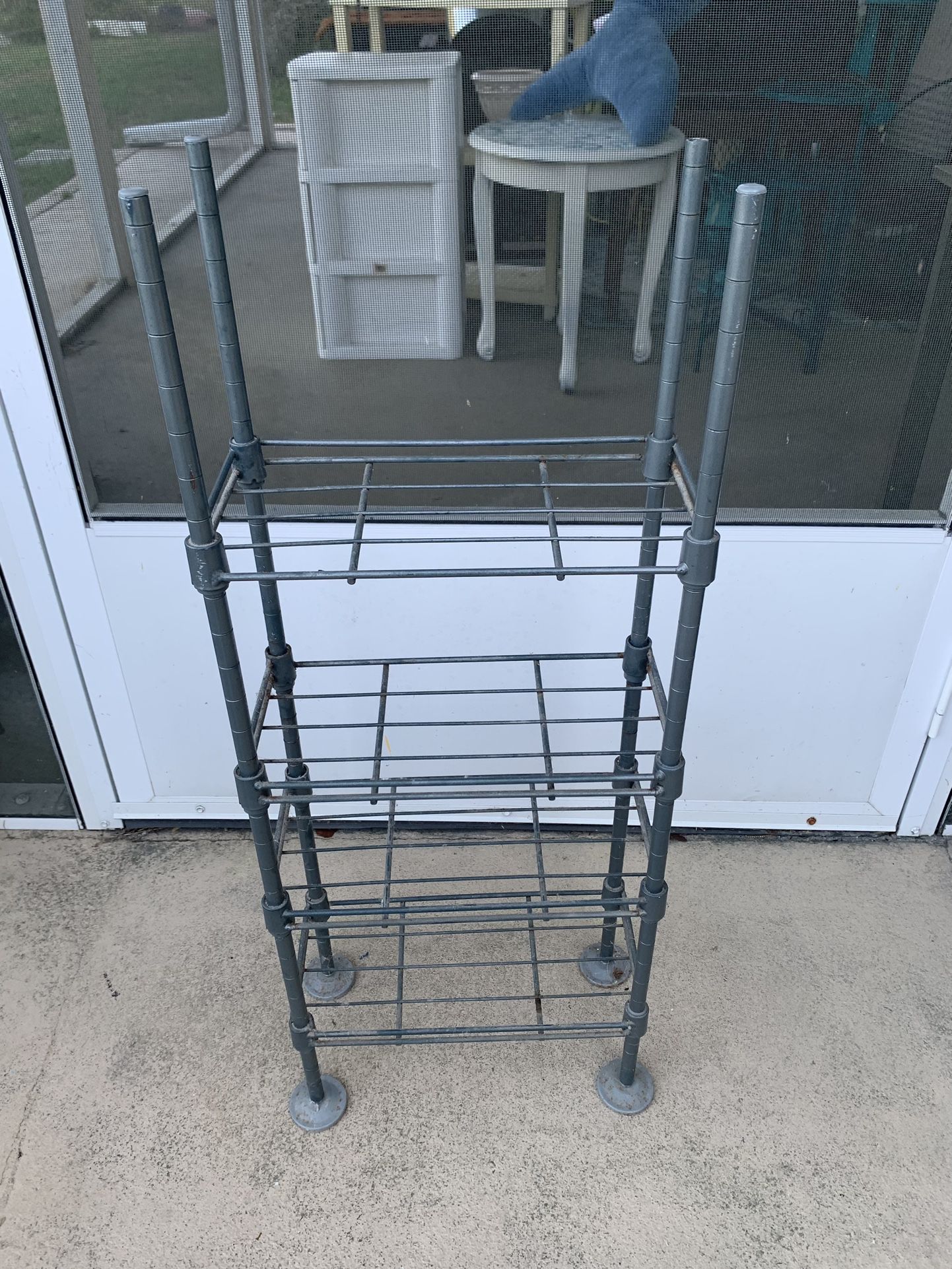 Metal Rack  Right For The Bathroom or for even plants