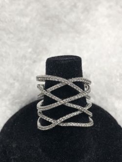  Statement Ring - Size 7 —Sterling Silver 