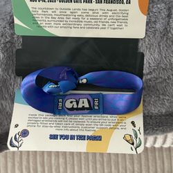 Outside Lands Friday GA pass