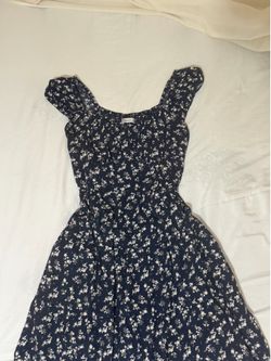 navy hollister dress