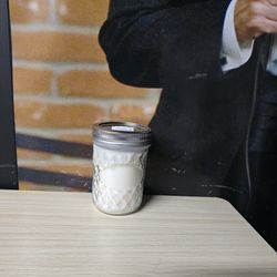 Homemade Sand Scented Candle