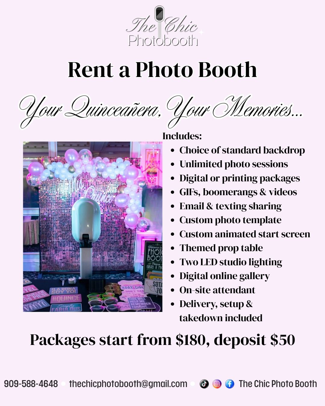 Quinceañera Photo Booth