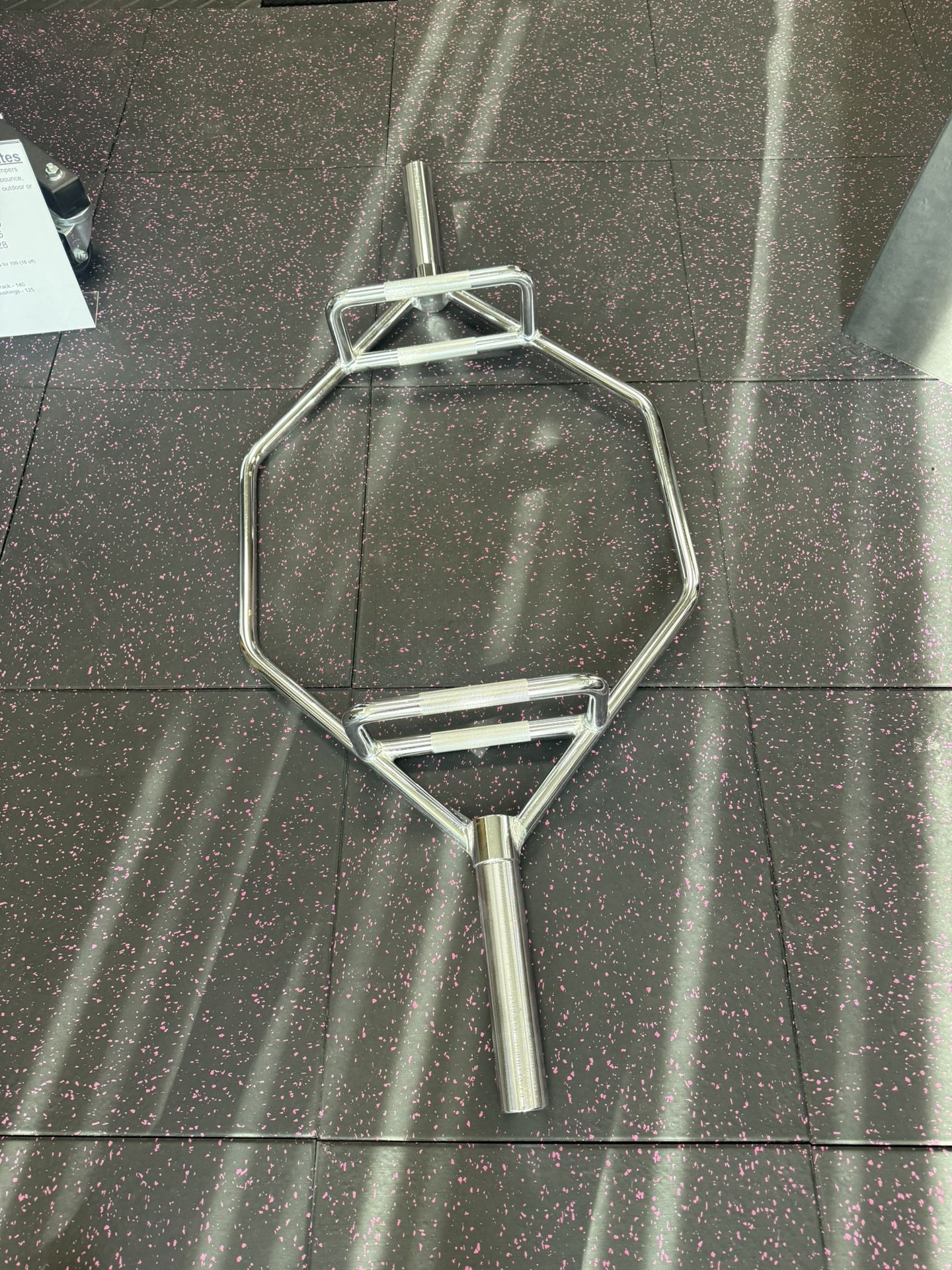 4’ Olympic Trap Hex Deadlift Barbell – Silver – Brand New – $159