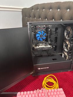 PC gaming with monitor and keyboard will trade and will take cash